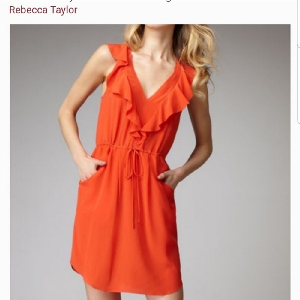 Rebecca Taylor Red Dress size 2